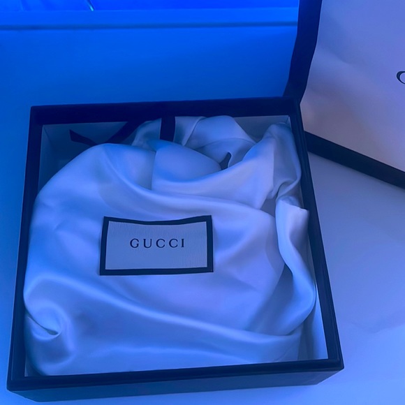 Gucci Web belt with G buckle. Blue & Red Web - Picture 3 of 12